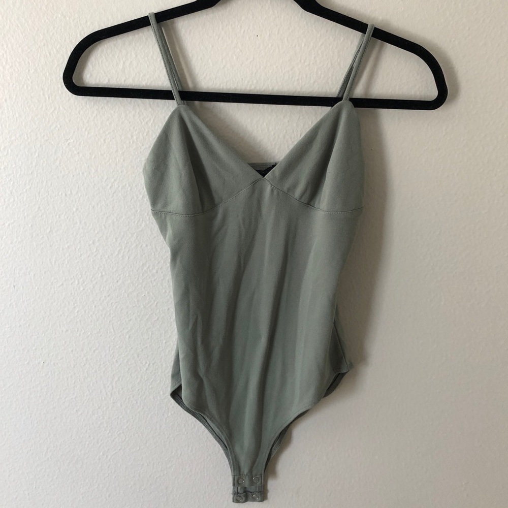 Army green bodysuit